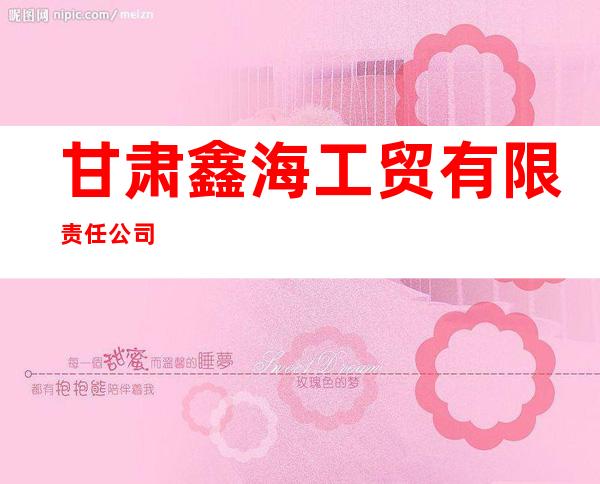 甘肃鑫海工贸有限责任公司
